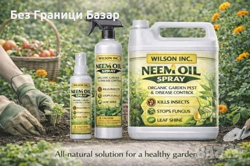 Нов Neem oil спрей 250мл – универсален готов разтвор за дома и градината, снимка 5 - Други - 53669480