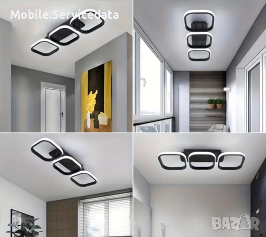 Модерни Осветителни Лампи, снимка 4 - Лампи за таван - 52163810
