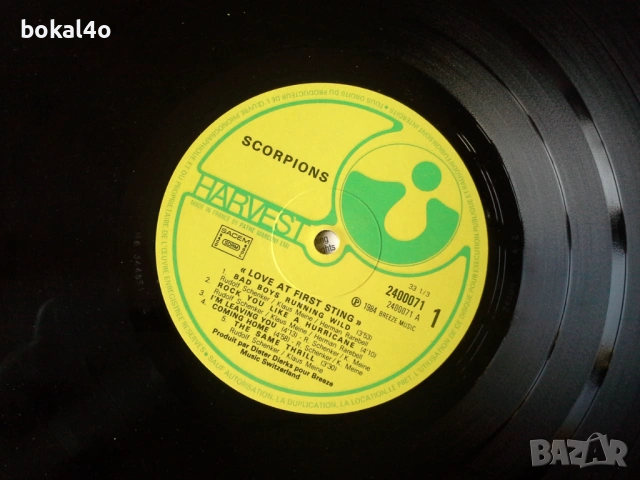 Scorpions – Love At First Sting , снимка 5 - Грамофонни плочи - 53403874