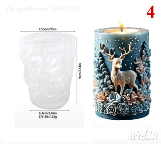 Неизползвани силиконови форми/ молдове, снимка 4 - Други - 53467517