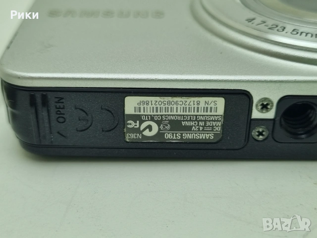 Samsung ST90 Digital Camera Silver. Tested Works., снимка 10 - Фотоапарати - 53804176