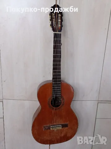 японска класическа китара kimbara от 70те години направена за F & N London , снимка 2 - Китари - 48011492