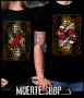 Тениски с щампа за двойки, комплект KING AND QUEEN SKULLS, снимка 1 - Тениски - 36142827