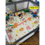 Сгъваемо детско килимче за игра, топлоизолиращо 180x200x1cm - Жираф и Цифри - КОД 4137, снимка 8