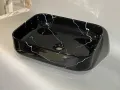 Мивка за баня - черен мрамор, снимка 2