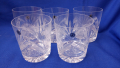 Български кристални чаши за уиски 5 бр, снимка 1 - Чаши - 44667296