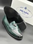 Prada Мъжки Зелени Мокасини Прада Код E542, снимка 2