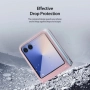 Кожен кейс Dux Ducis BRIL, За Samsung Galaxy Z Flip7, Розов, снимка 3