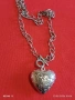 Ефектно романтично колие с висулка във формата на сърце ❤️ красива орнаментика 51896, снимка 1