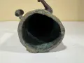 Африканска бронзова скулптура, фигура-Бенин , снимка 8