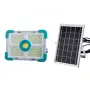 Соларен LED прожектор 100W с външен панел и дистанционно, снимка 1