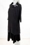Черна двупластова рокля марка Margo Collection - 2XL, снимка 2