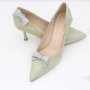Катарами с кристали за дамски обувки  / 4, снимка 1 - Дамски елегантни обувки - 40996170