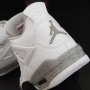 Nike Air Jordan 4 Retro White Oreo Нови Оригинални Обувки Размер 41 Номер Бели , снимка 8