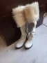 Зимни бели ботуши 39 номер , снимка 2