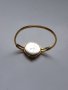 Дамски позлатен  механичен часовник Zentra 17 jewels, снимка 11