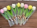 восъчни лалета соев восък натурални осми март подарък , снимка 2