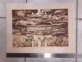 Академик Христо Стайков,графика,гравюра,суха игла,офорт, снимка 7