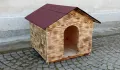 Дървена кучешка къща средни и големи породи кучета , къща кучета от дърво, колиба куче, снимка 4