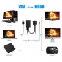 VGA към HDMI 1080P HD Audio TV AV HDTV видео кабел - конвертор, адаптер, снимка 6