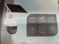 Соларна безжична въртяща се камера 4G 5MP работи с СИМ SIM карта интернет, мобилни данни от тел. опе, снимка 2