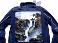 Ново Намалено Jaden Smith + G-Star Forces of Nature D-STAQ RFTP WATER 3D JKT Дънково Яке Унисекс - S, снимка 3