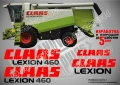 CLAAS Lexion 630 стикери надписи, снимка 2