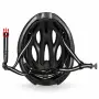 Велосипедна каска FORCE BULL HUE, In-Mold, S/M 56–58 см, Черно-зелена, CE Сертификат, снимка 8