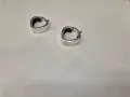 Сребърни обеци Сърце 925, снимка 5