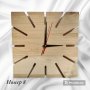 Дървени дизайнерски часовници за стена., снимка 8