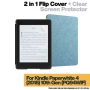Калъф + протектор за Kindle Paperwhite 2018 (10th Gen) - Светлосин, снимка 1