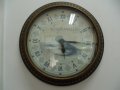 № 7072 стар стенен часовник  - кварцов механизъм  - работещ  - диаметър 39 см  - метал , синтетика, , снимка 2