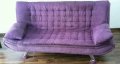 Лилаво/виолетово диванче с функция сън, снимка 1