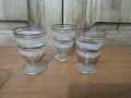 Стари стъклени чашки за ракия , снимка 5
