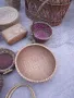 ЛОТ ПЛЕТЕНИ КОШОВЕ , ПАНЕРИ ,ЧАНТА И ДРУГИ, снимка 3
