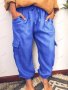 Дамски панталон с капаци и странични джобове, 4цвята - 023, снимка 4