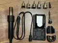 Дигитална станция топъл въздух + поялник YAXUN YX702 SMD REWORK SOLDERING STATION, снимка 5