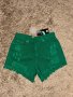 Дънкови къси зелени панталонки, снимка 1