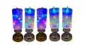 Коледна LED свещ с многоцветни светлини, снимка 5