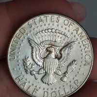 1/2 долар 1968 г сребро, снимка 3 - Нумизматика и бонистика - 41748380