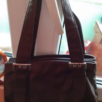 Дамска чанта тъмно кафява на цвят , снимка 15 - Чанти - 35802486