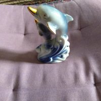 Два делфина скулптурка, снимка 1 - Декорация за дома - 41189515
