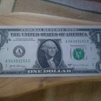 Колекция USA/САЩ-банкноти от 1 долар - 50бр. поредни номера, снимка 1 - Нумизматика и бонистика - 33780443