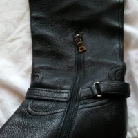 Ботуши Prada, размер 38.5, черни, 100% естествена кожа, снимка 10 - Дамски ботуши - 42090728