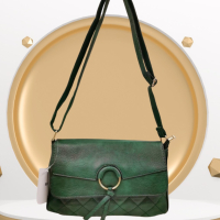 Стилна дамска чанта от еко кожа-различни цветове, снимка 2 - Чанти - 44566492