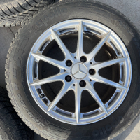 16 цолови алуминиеви джанти със зимни гуми за Мерцедес, снимка 4 - Гуми и джанти - 44807589