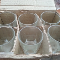 Ретро стъклени чаши за вода уиски , снимка 6 - Антикварни и старинни предмети - 36084121
