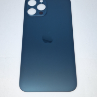 Заден капак за iPhone 12 Pro Max blue BIG HOLE, снимка 1 - Резервни части за телефони - 44792605