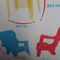Детски столчета с масичка DOLU, снимка 1 - Играчки за стая - 36397562