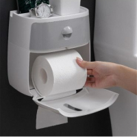  Поставка за тоалетна хартия с чекмедже и място за телефон17500, снимка 1 - Други стоки за дома - 36375490